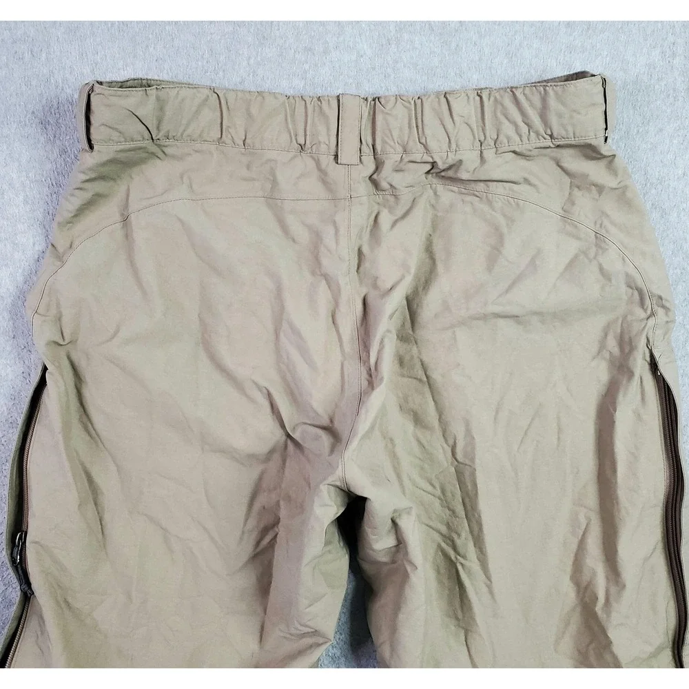 The North Face Snow Pants Mens 38,x32 Beige HyVent Waterproof Zip Vents Ski